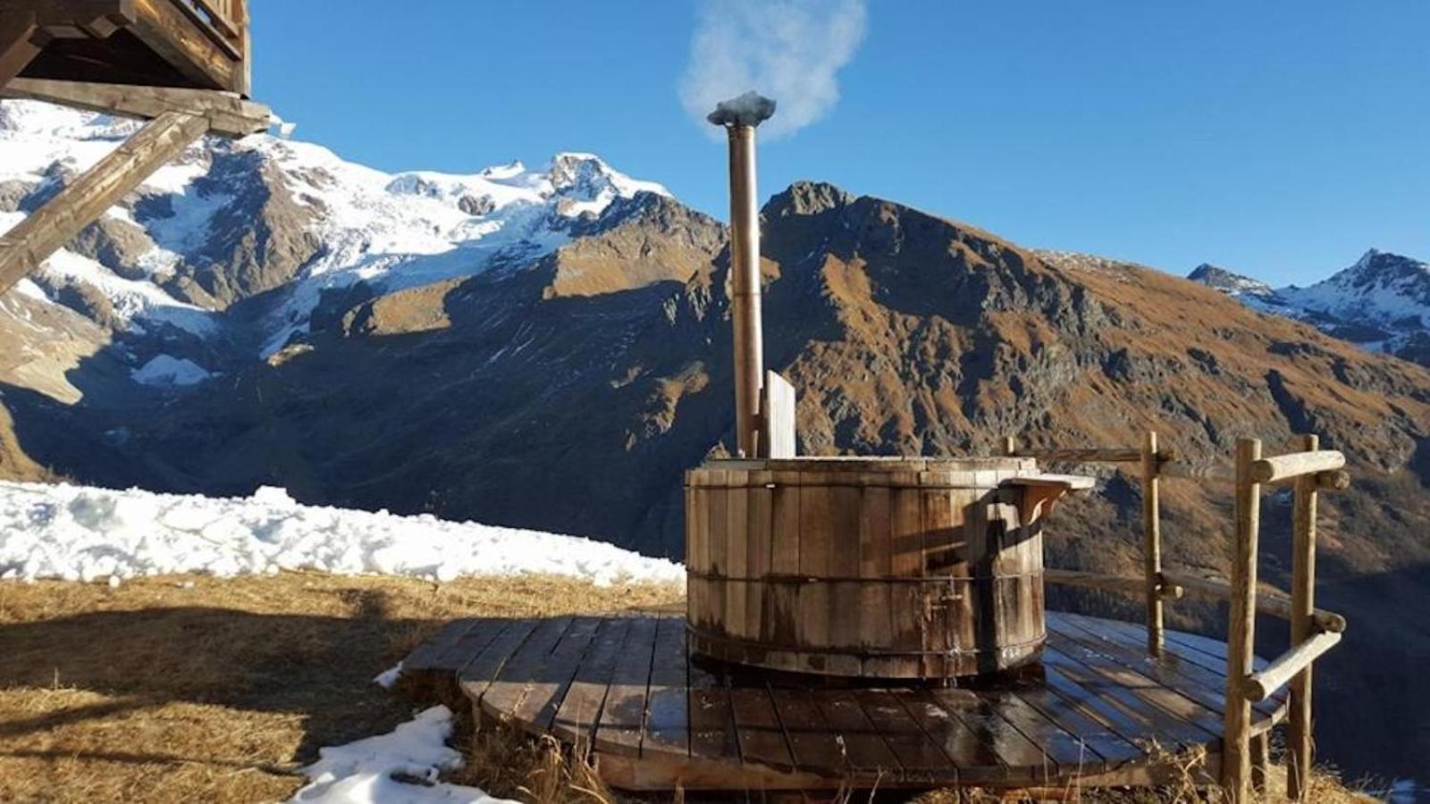 Albergo Ristoro Sitten - 2300 Mt غريسّوني لا ترينيتي المظهر الخارجي الصورة
